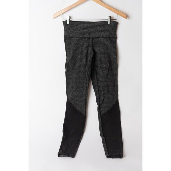 Lululemon Women's Size 4 Runder Under Pant Heathered Gray Black - Picture 1 of 7